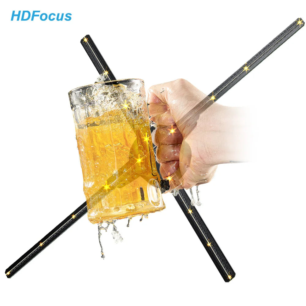 3D Holographic Anime 3D Hologram Fan Cloud Control Wifi Holographic Equipment Hologram Fan 3D