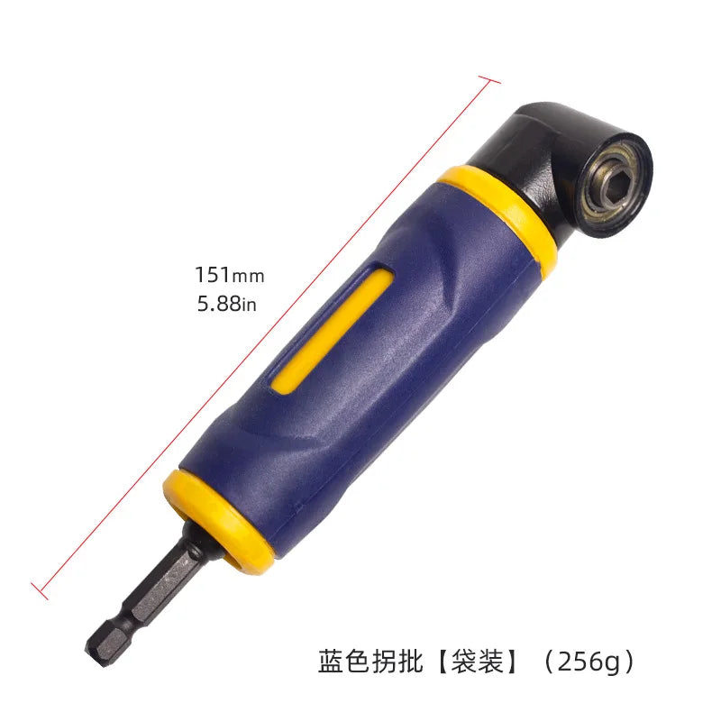 90 Degree Angle Grinder Screwdriver Set Holder Adapter Adjustable Bits for Wrenches and Drills Charging Screwdrivew