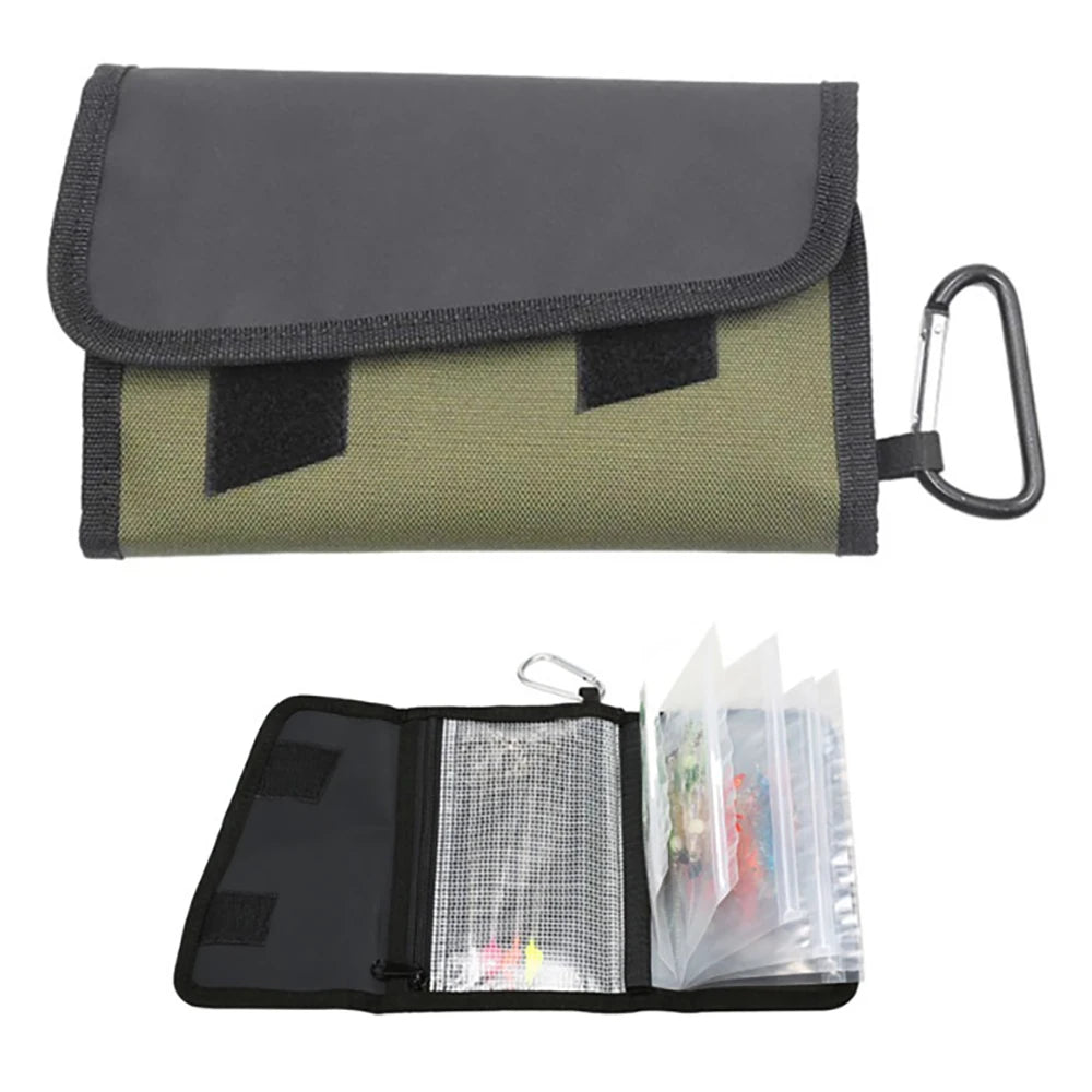 Sea Fishing Tools Organized Storage Fishing Rig Bag for Fishing Tackle Binder for Baits Rigs Jigs and Lines MegaBDM