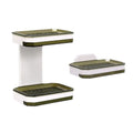 No Punching Suction Cup Household Soap Rack Wall Mounted Double-layer Drain Soap Box  Bathroom Soap Box Storage Rack