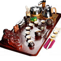 Chinese Famous Wooden Tea Tray Kongfu Tea Set With Tea Pot Cups and All Tea Ceremony Accessories
