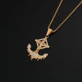 Unisex Muslim High Quality Religious Jewelry Pendant Necklace 18K Gold Muslin Allah Europe High Fashion Pendant Necklaces