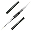 Yihuale Hot Dual Ended Liner Brush Double Ended Nail Art Brush UV Gel Brush