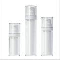 Customized 50ml Replaceable Inner Vacuum Bottle Package Transparent Lotion Bottle Cosmetic Flasks