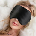Low MOQ OEM Big Size Eyemask Sleep Custom Silk Eye Mask for Women Men