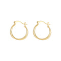 Handmade Mobius Hoop Minimal Jewelry 925 Sterling Silver Elegant Earrings for Women