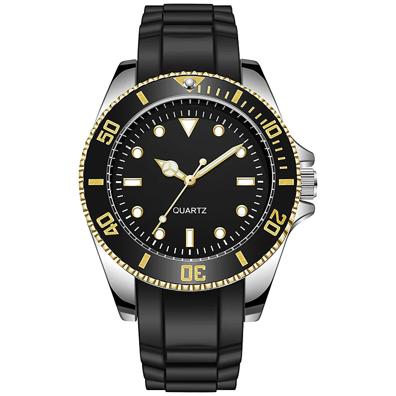 Fashion Branded Geneva Silicone Watch Men Sports Wrist Watches Wholesale Relojes Hombre