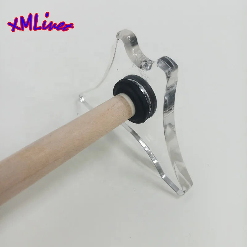 Xmlivet Wholesale Transparent Acrylic Billiards Cues Rest Head Pool Ball Dedicated Spider Rest Head Billiards Accessories