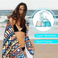 Quick Dry Recycled Custom Sublimation Printed Oversized Summer Beach Towel Microfiber Sand Free Towels Beach