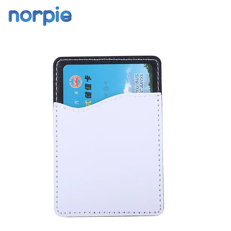 Hight Quality PU Leather Soft Sublimation Blank Card Holder for Phone