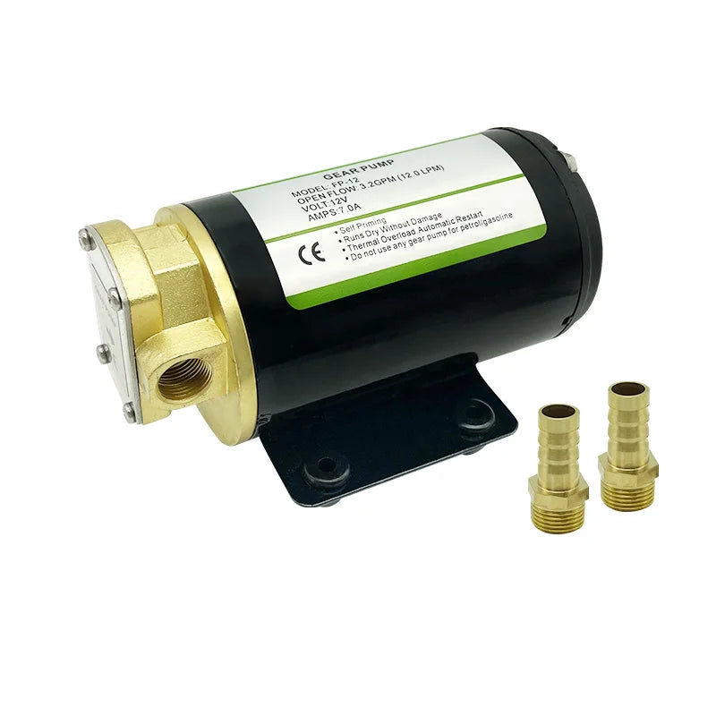 Singflo FP-12 14lpm 12v Dc Fuel Oil Centrifugal Micro Gear Oil Pump