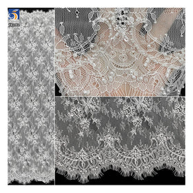 YX2451 2025 Luxury Bridal Beaded Embroidery Lace Sequins Fabric Vietnam Indonesian Champagne Lace Fabric by Yards