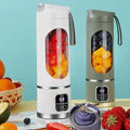 Portable Mini USB/Battery Powered Fruit Juice Blender 380ml Plastic Capacity for Home Car Personal Kitchen Cuisine Accessories