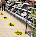 3d Custom Logo Printing Supermarket Waterproof Vinyl Floor Sticker for Promotion Decoration