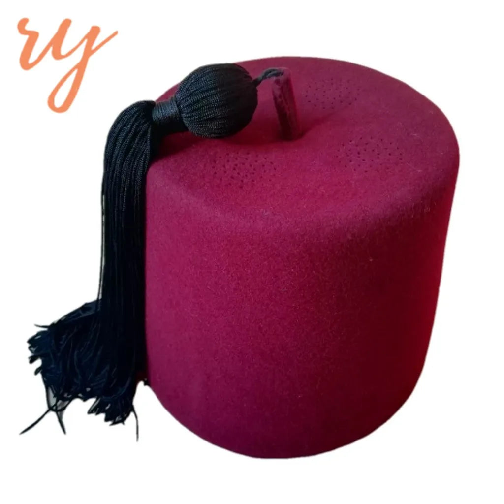 Wool Felt Fez Muslim Men Hats Cap Prayer praying hat for Men
