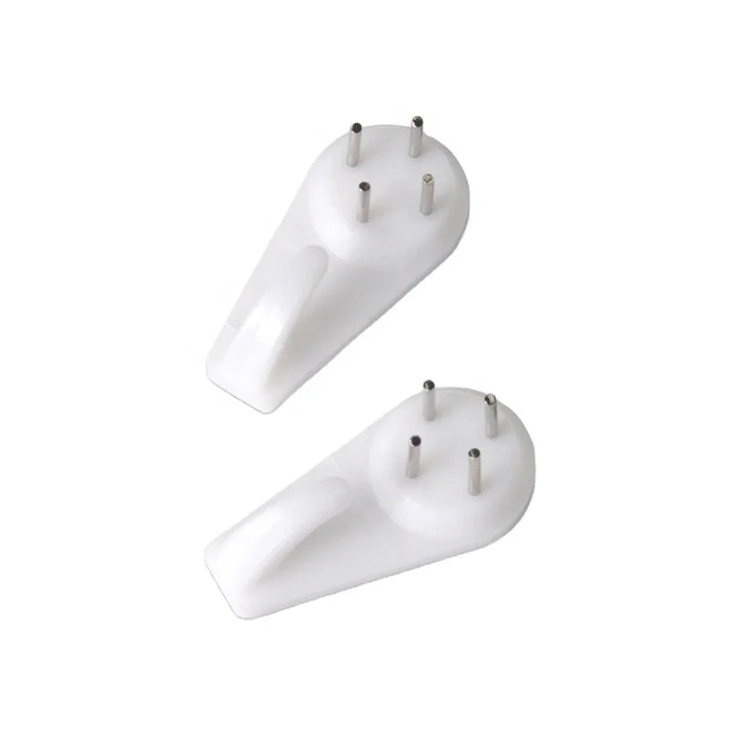 TS-H23B Non-Trace Wall Picture Hook Plastic Invisible Traceless Hard Wall Hanging Hook for Picture Photo Frame Hangers