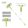Hot Selling Extendable Window Glass Squeegee Wiper Telescopic Cleaning Pole with Durable Plastic Handle