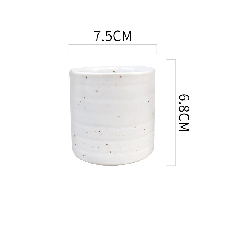 Popular Custom Printed Ceramic Tea Cup No Handle Ceramic Cup