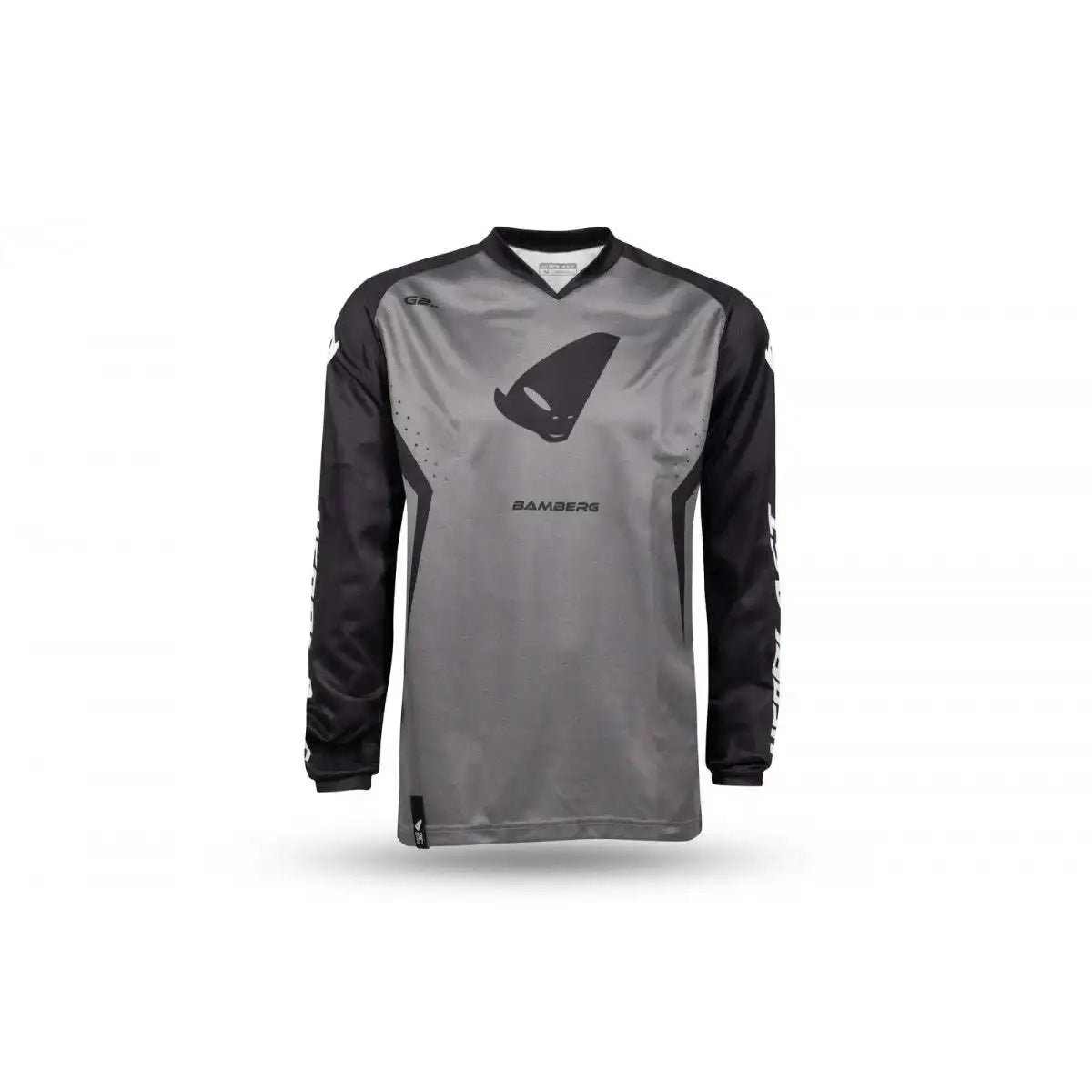 BAMBERG Summer Racing Sportswear Breathable Motocross Jersey in Black/Grey Printed XL Racing Suit with Team Name