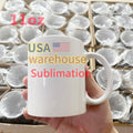 11oz Food Grade Ceramic Mug with Handle for Coffee Custom Logo Sublimation for Back to School