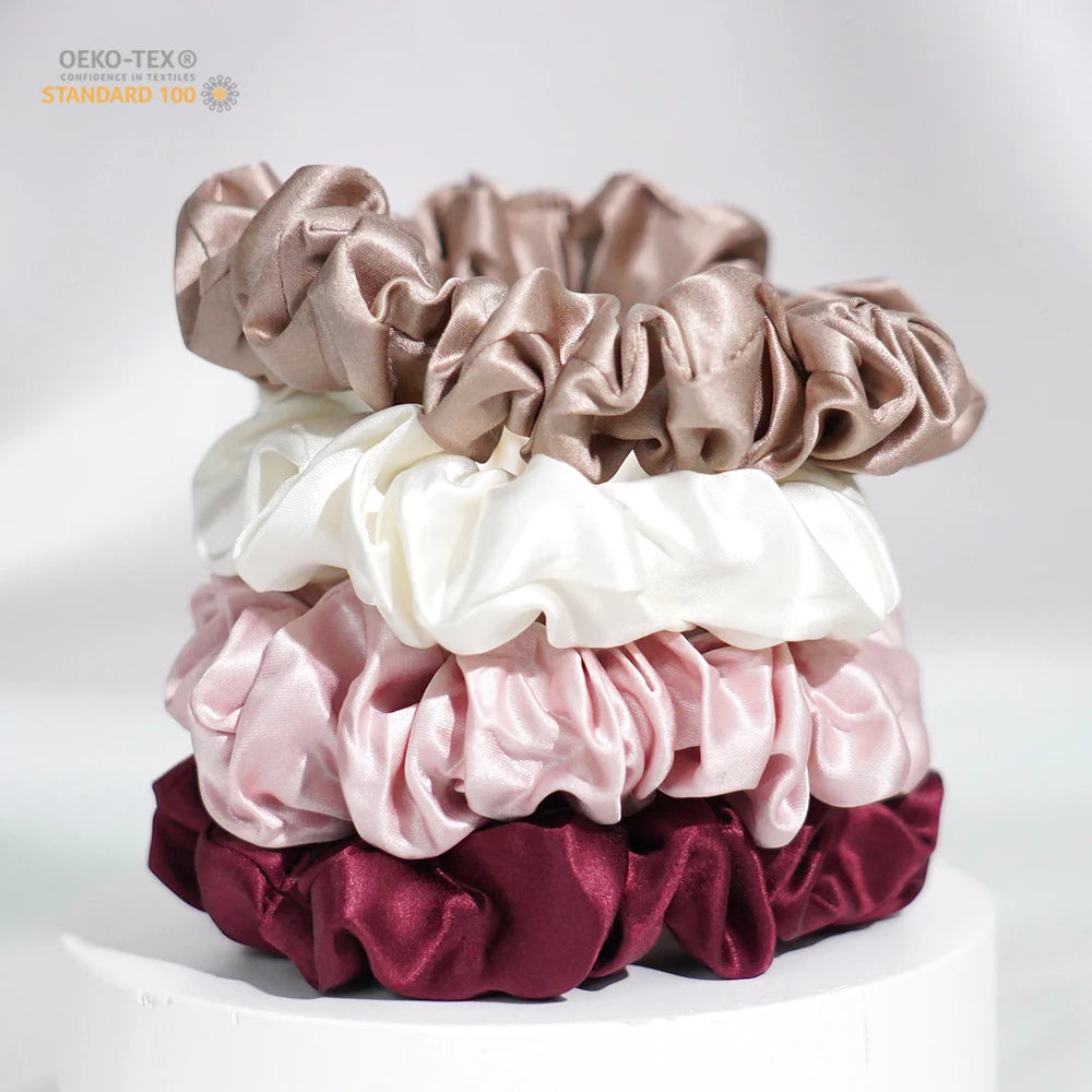 Directly Shipped From the Factory 22Momme 2.5CM Gorgeous 100% Mulberry Silk Scrunchies Scrunchy Luxurious Products in Stock