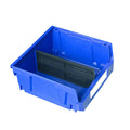 LEADLOONG Heavy Duty Multi-color PP Material Stackable Storage Bin Box V4 6pcs 276*279*128MM/10.87*10.98*5.04inch 40-60KG Garage