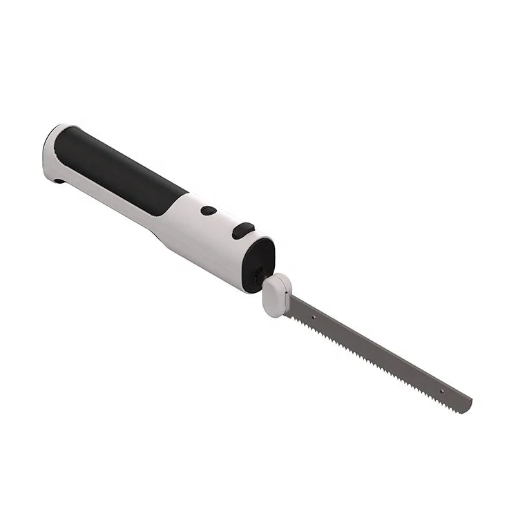 New USB Rechargeable Chef Knives Electric Stainless Steel Two Blades Turkey Ham Slicing Carving Cutting Bread Knife