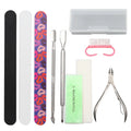 Tool Set Full Set of Manicure and Polishing Nail Beauty File Burnishing Stick Nail Rubbing Strip Household Storage Box
