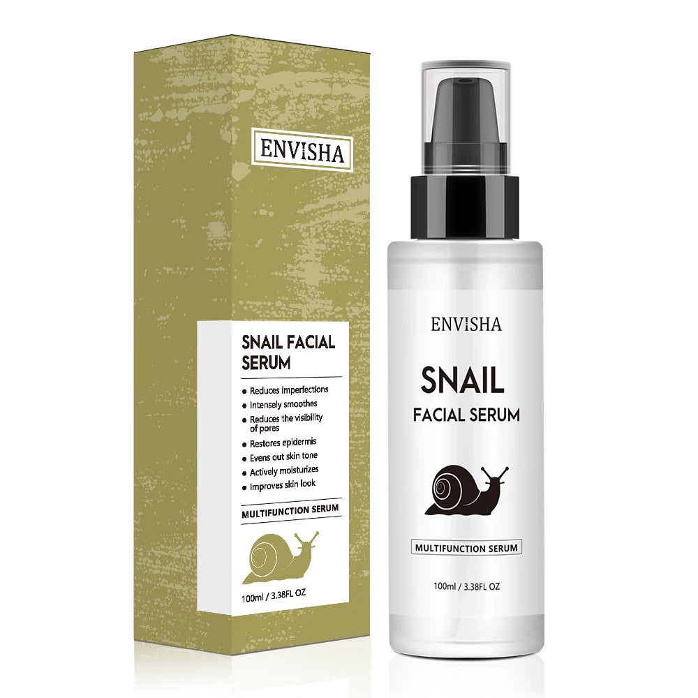 Private Label Wholesale Korean Skin Care Anti Aging Snail Mucus Face Serum Facial Whitening Repair Serum for Sensitive Skin