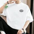 Custom Logo Cotton Men's T Shirts Soild Color Printed Summer Short Sleeve T-Shirt Casual Clothing Sport Tee Tops for Men