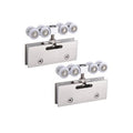 Modern Starex Sliding Door Roller Cabinet Caster Wheels with Nickel Finish and 150kg Capacity Bathroom Accessories Set