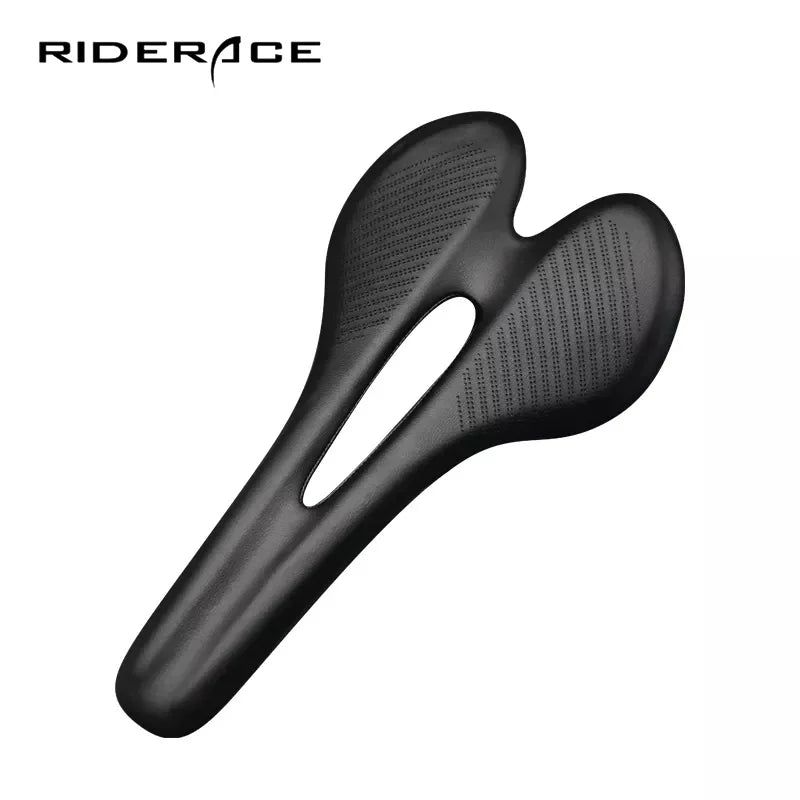 RIDERACE Carbon Fiber Road Mtb Saddle Cycling Use 3k T700 Carbon Material Pads Cushions Bike Super Light Leather Ride Seat