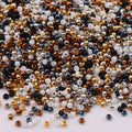 JC Crystal 1.5mm Crystal Seed Beads for DIY Factory Direct Sale 10g/bag Metallic Colour 15/0 Glass Seed Beads for Jewelry Making