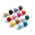 8*10mm Acrylic Faceted Geometric Polyhedron Beads for DIY Bracelet Keychain Jewelry Making