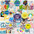 50PCS Aesthetic Art Inspirational Quote Decals Motivational Saying Be Kind Sticker