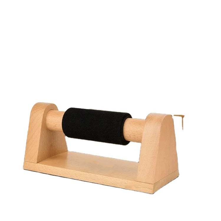 HOYE CRAFTS Wood Push up Bars Push up Handles Handstand Bars for Calisthenics and Fitness