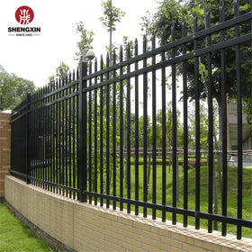 6Ft by 2M Balcony Colour Outdoor Garden Profile Fram Metal Pipe Iron Steel Fence With Doors