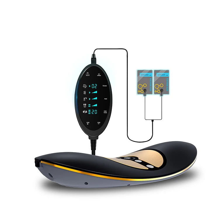 Multifunctional Electric Spinal Decompression Machine Lumbar Traction Device Back & Waist Massager with Vibration and EMS