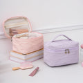 Large Capacity Polyester Travel Portable Lightweight Bag with Multifunctional Fashion Style Zipper Closure Letter Soft Handle