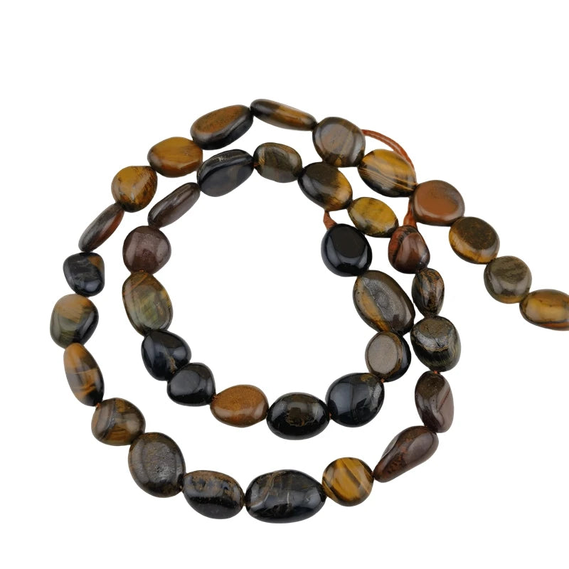 Tiger Eye 8-12mm Gemstone Healing Irregular Shape Stone Beads Wholesale Crystal Natural Stone Beads for Making Women's Jewelry