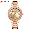 CURREN 9004 Watch Women Fashion Diamond Dress Bracelet Ladies Watches Female Hot Selling Quartz Lady Wrist Relogio Feminino