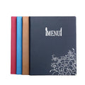 good quality Customized Leather Menu Cover Cafe Bar Restaurant Menu Holder Custom Logo Personalization
