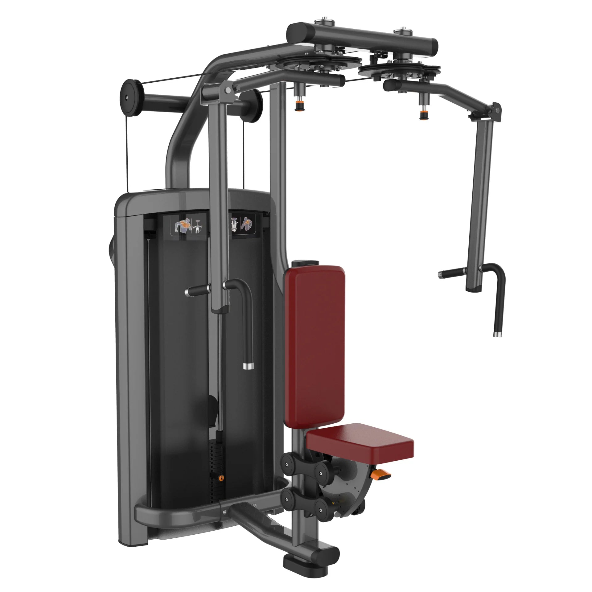 SH High Quality Commercial Gym Fitness Equipment Seated Pin Loaded Pectoral Fly Rear Deltoid Machine