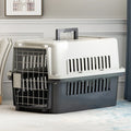 Portable Luxury Classic Metal Plastic Pet Travel Carrier for Dogs Cats Medium/Large Breed Outdoor Use Folding China Standard