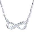 Jewelry 925 Sterling Silver Infinity Forever Necklaces Women