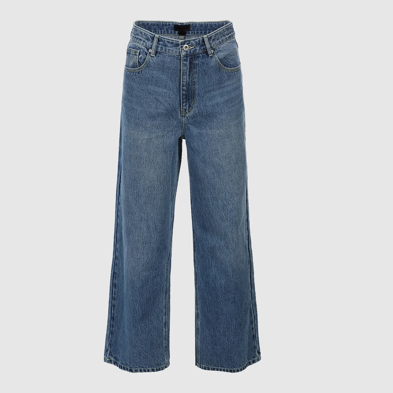 Wholesale Custom Men's Jeans Comfortable Cotton Denim Pants Elastic Autumn Collocation Breathable Mid Button Colored Casual