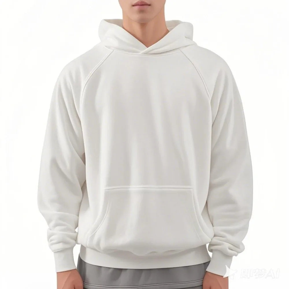 Men's 5XL 600gsm Running Hoodie Heavy Cotton Winter Streetwear Luxury Quality Oversized Pullover Sweatshirt
