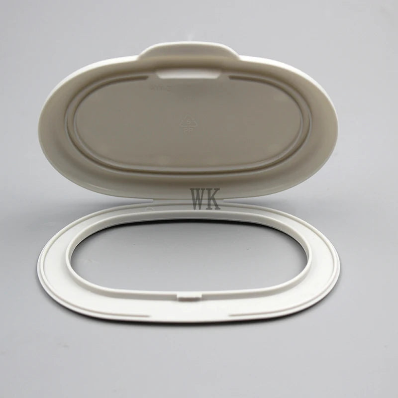 Customizable  Plastic Wet Wipes Lids Flip Top Cap Cover for Tissue Printed Wet Wipes Bottle Closures