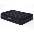 Bestway 67403 Tritech Portable Folding Air Mattress Queen with Built-in AC Pump 2.03 m X 1.52 m X 46 cm