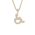 CN242 Men Brass CZ  Bling Jewelry Pendant Iced Out Cubic Zircon Necklace Hip Hop Jewelry Gift